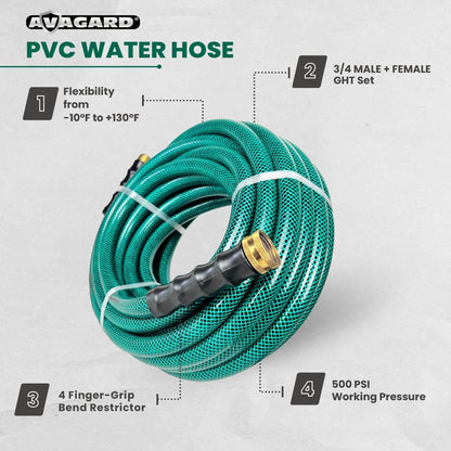 PVC Water Hose Assembly 5/8" x 100'