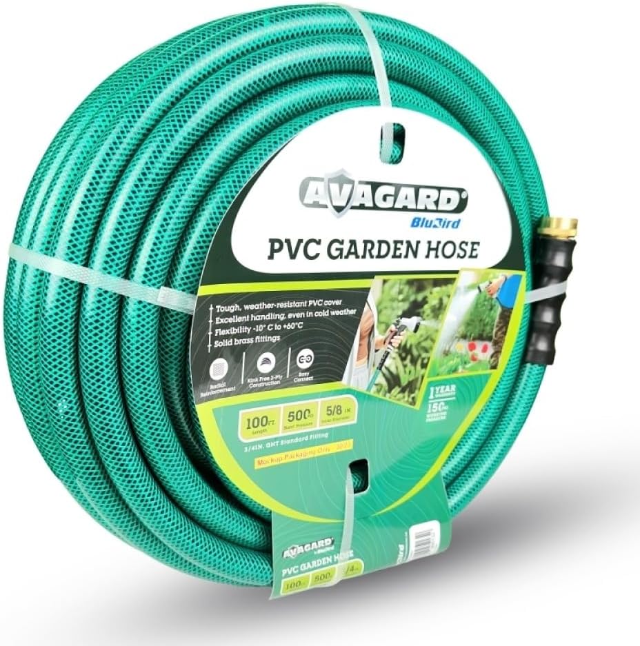 PVC Water Hose Assembly 5/8" x 100'