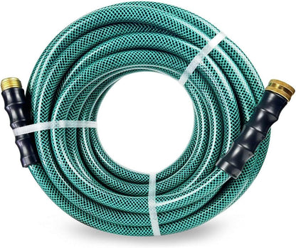 Avagard PVC Water Hose 5/8" x 15' – Green, Lightweight Garden & Utility Hose