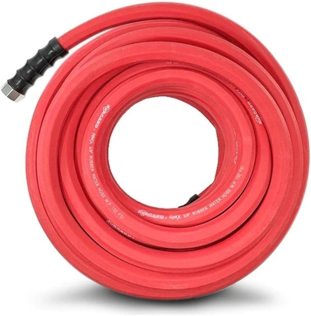 AVAGARD AVGWORD5850 5/8" x 50' Garden Hose, Heavy Duty Hot Water Rubber Hose