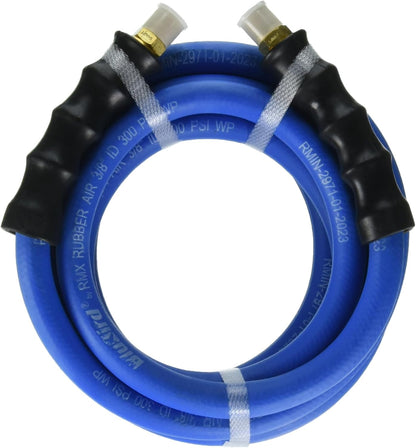 BLUBIRD BB1210 1/2" x 10' Rubber Air Hose, 100% Rubber, Light, Strong, Flexible