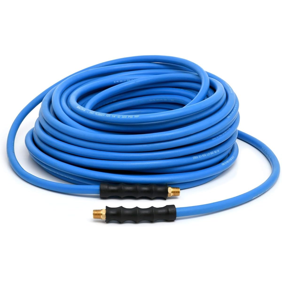 BLUBIRD Lightest, Strongest, Most Flexible Rubber Air Hose (1/4" x 100')