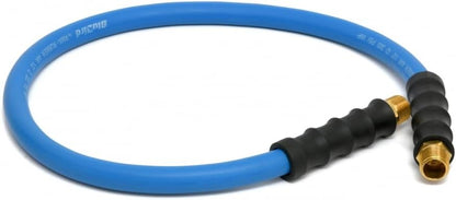 BLUBIRD 1/2" x 3' Rubber Air Leader Hose, 100% Rubber, Light, Strong, Flexible