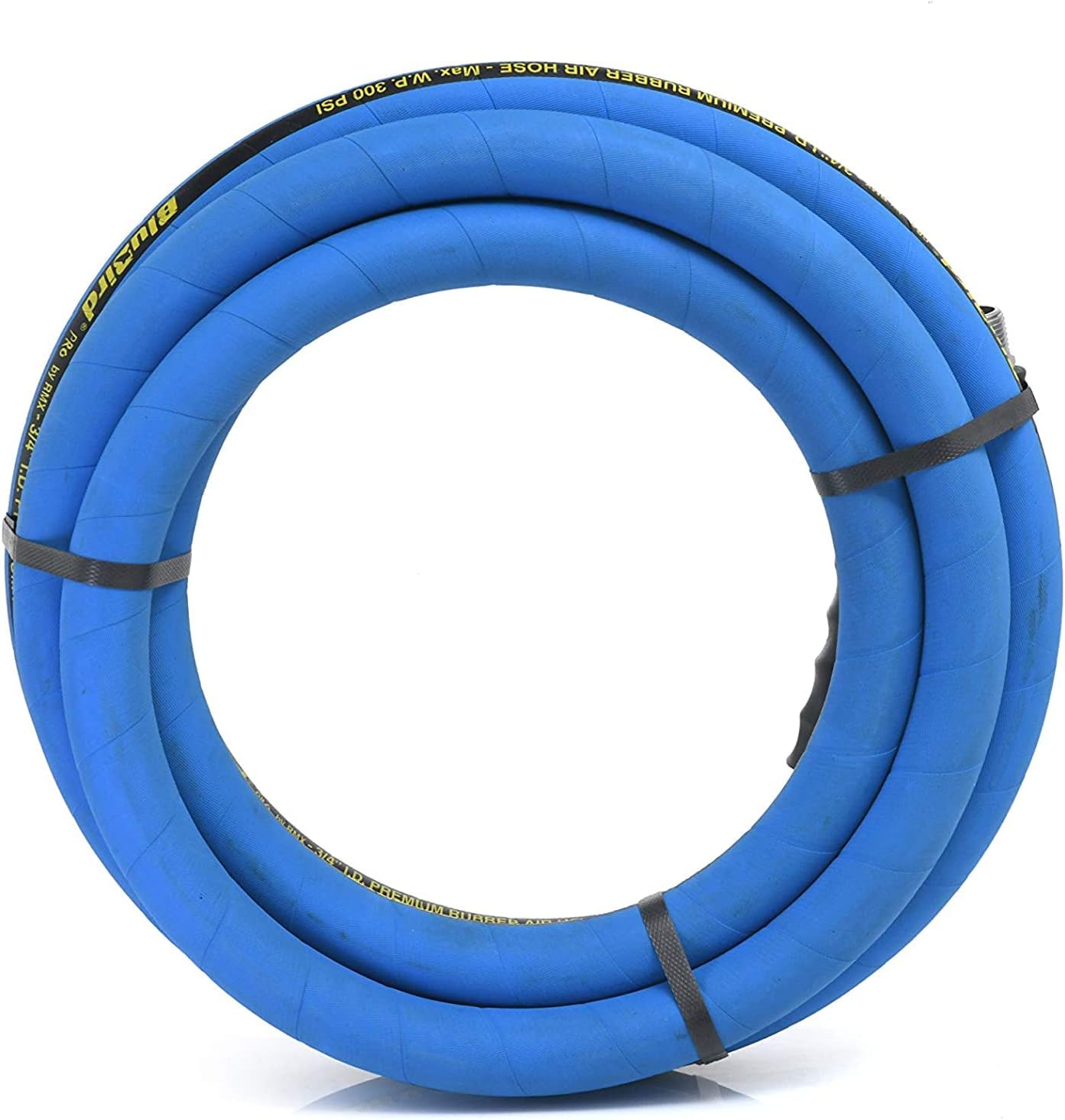 BLUBIRD BB3425 3/4" x 25' Rubber Air Hose, 100% Rubber, Lightest, Strongest