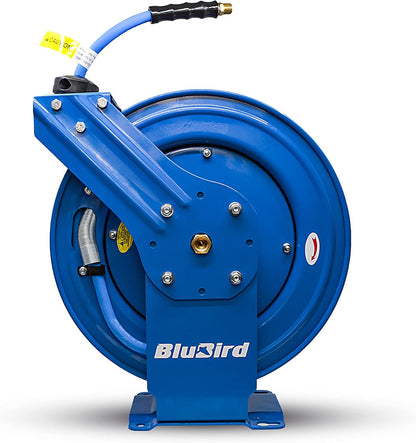 BLUBIRD BBRDA1250 Dual Arm Retractable Hose Reel, 1/2" x 50' Air Hose