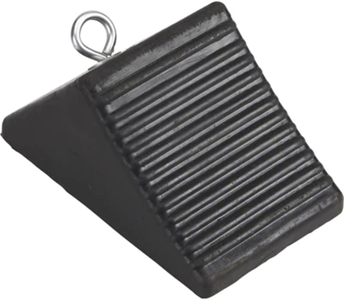 BluBird Heavy Duty Rubber Wheel Chock w/ Steel Eye Bolt for Trailers Trucks RVs