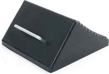 Blubird Rubber Wheel Chock with Handle, 100% Heavy-Duty Rubber, Non-Slip
