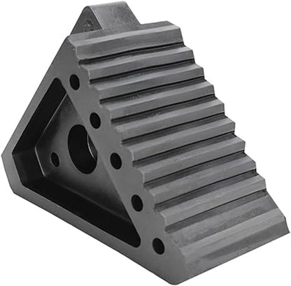 BLUBIRD Extreme Max BBRWC08 Rubber Wheel Chock with Handle and Eyebolt