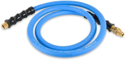 BLUBIRD 1/2" x 5' Rubber Air Snubber Hose, 100% Rubber, Lightest, Strongest