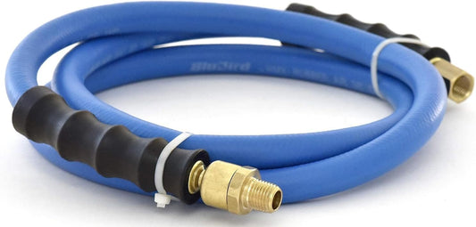 BLUBIRD BBSR3805 3/8" x 5' Rubber Air Snubber Hose, Light, Strong, Flexible