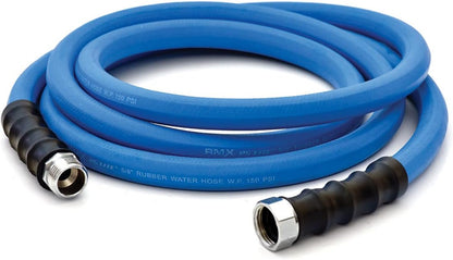 BluSeal Hot/Cold Water Rubber Garden Hose, 100% Rubber, Ultra-Light Super Strong