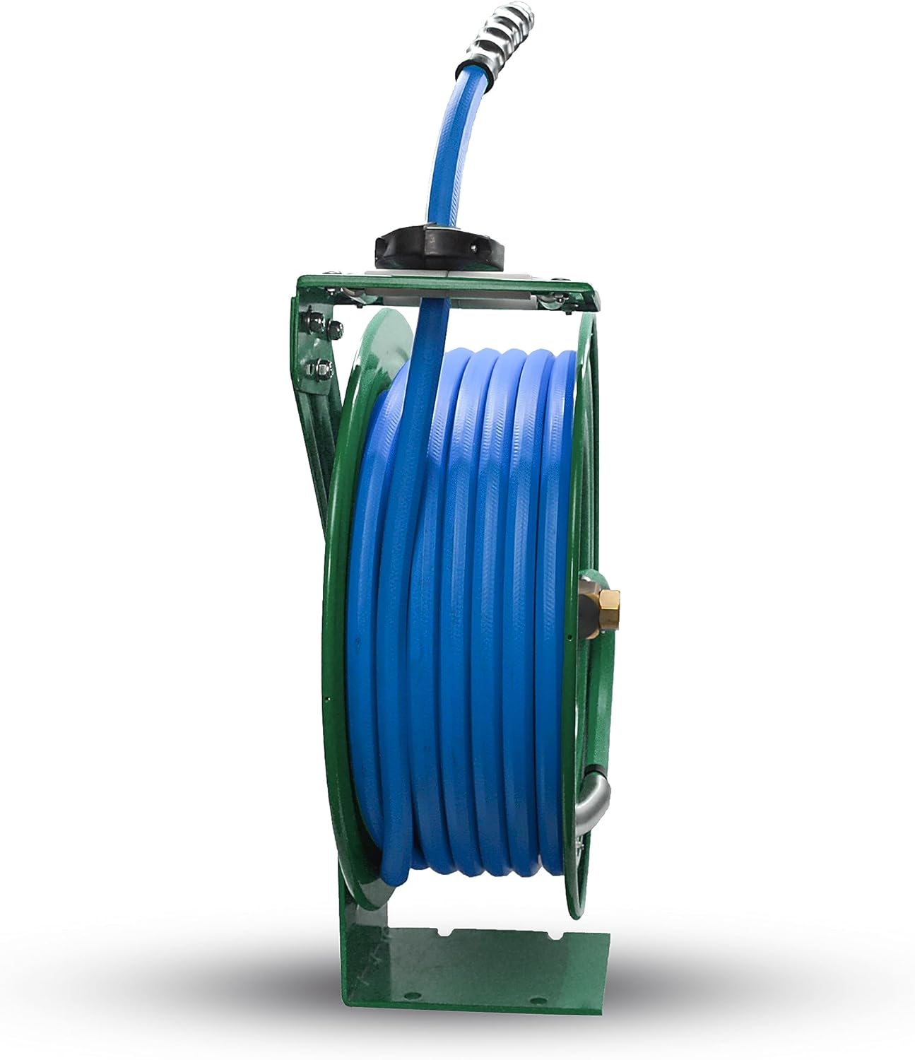 RMX BluSeal Auto Retractable Water Hose Reel with Hot & Cold Rubber Garden Hose