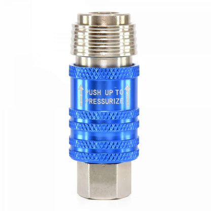BluBird CP5-1 5-in-1 Universal Safety Air Coupler – 1/4" Female Thread