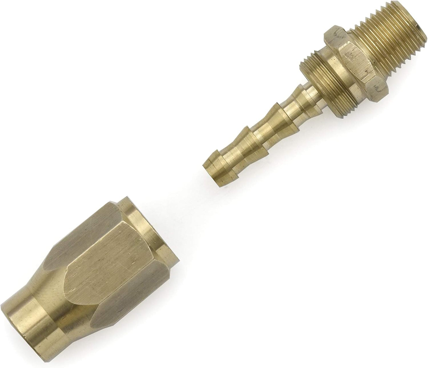 BLUBIRD Fast Fix - 1/4" Air Hose Assembly Repair Fitting - w/ 1/4" MNPT Fixed