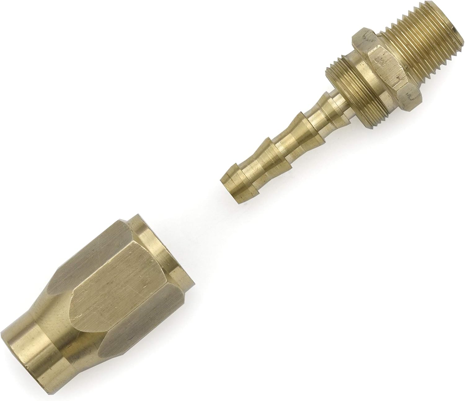 BLUBIRD Fast Fix - 1/4" Air Hose Assembly Repair Fitting - w/ 1/4" MNPT Fixed