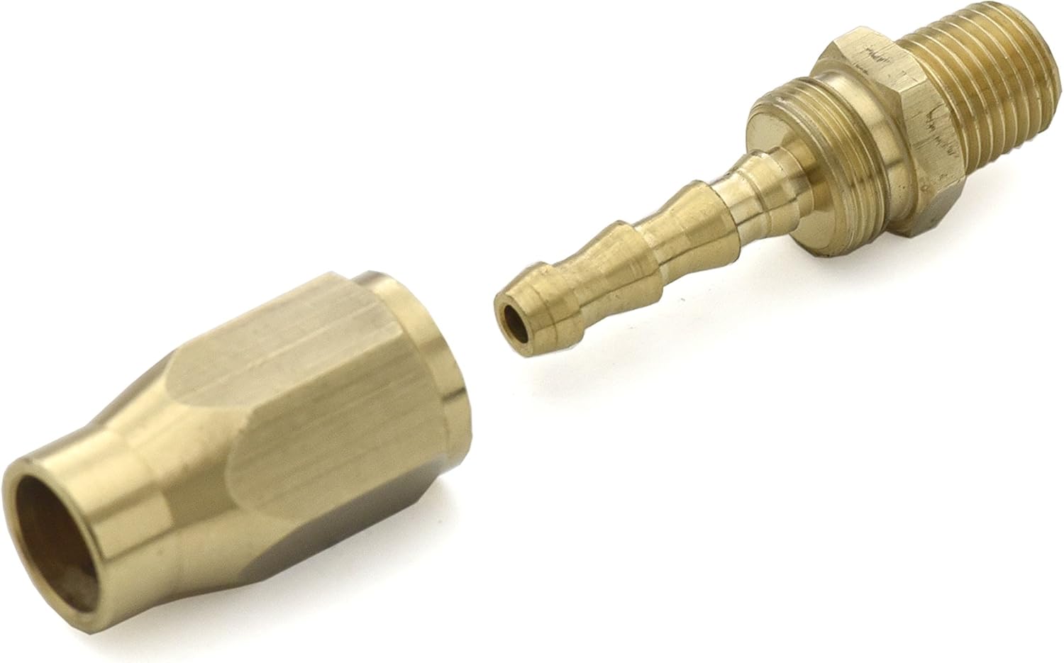 BLUBIRD Fast Fix - 1/4" Air Hose Assembly Repair Fitting - w/ 1/4" MNPT Fixed