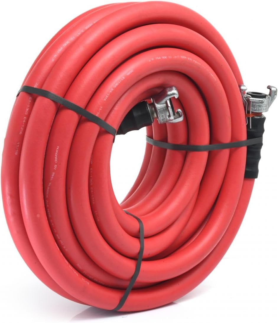 Rubber Water Hose Assembly 3/4" x 100'