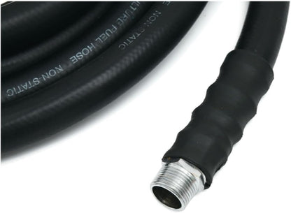 OIL SHIELD 3/4" x 14 ft Rubber Farm Fuel Transfer Hose with Static Wire