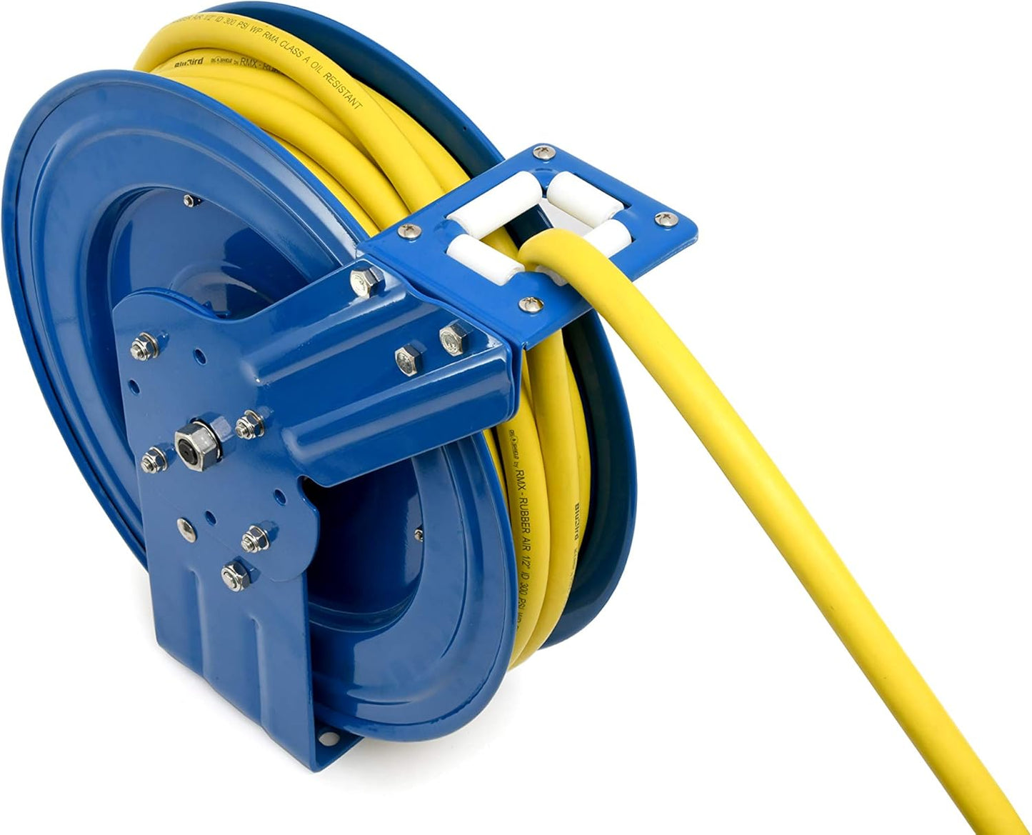 OilShield 18ga. Heavy Duty Retractable Air Hose Reel (1/2" x 50')