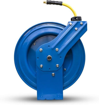 Rubber Air Hose Reel Hvy Duty Single Arm Assembly 1/2" x 75'
