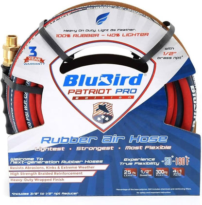 Blubird Air Hose Patriot Pro Air Hose 1/2 In. X25 Ft. 300 P PP1225