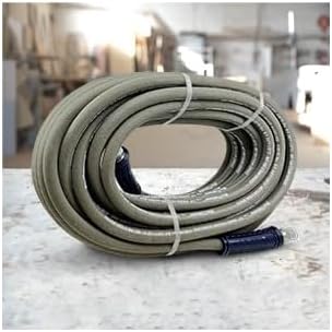 BluShield PW1425-NM 1/4" x 50' Polyester Braided Rubber Pressure Washer Hose