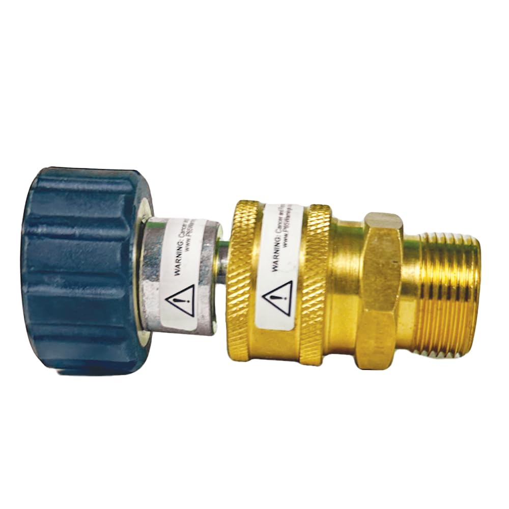 Blu Shield PWA001 High Pressure Hose Quick Connect Kit - 4,000 PSI Heavy-Duty