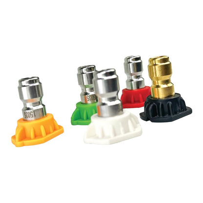 Blu Shield 4000 PSI Pressure Washer Spray Tips - Set of 5 Quick Connect Nozzles