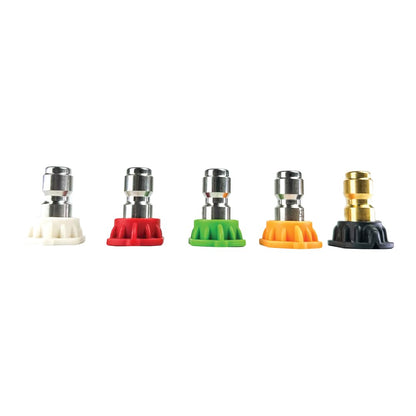 Blu Shield 4000 PSI Pressure Washer Spray Tips - Set of 5 Quick Connect Nozzles