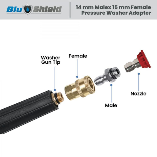 3/8 in. Quick Disconnect Male Plug to Female Pipe Adapter