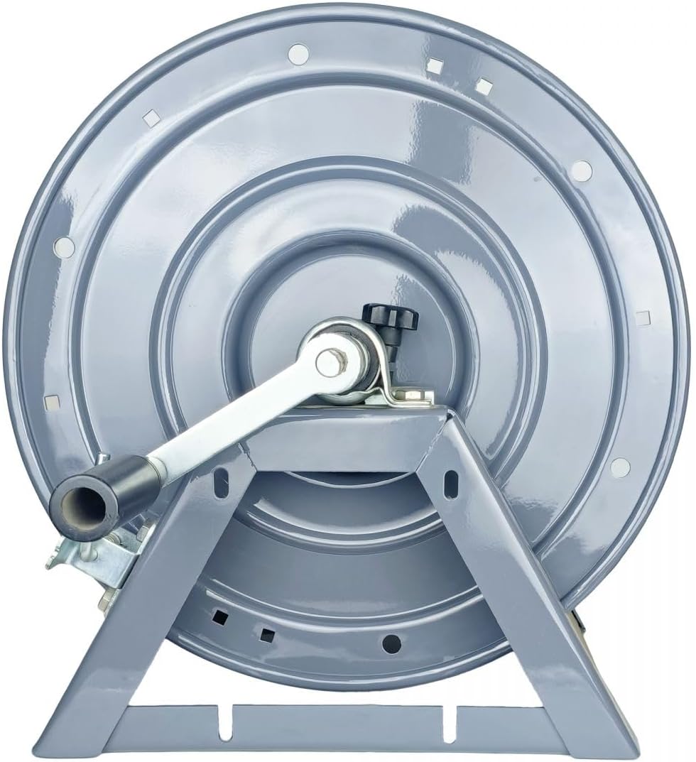 BluShield PWMRAF150 Steel A-Frame Pressure Washer Hose Reel – Heavy-Duty