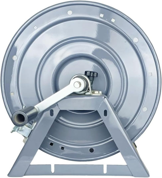 BluShield Steel A-Frame Pressure Washer Hose Reel – Heavy-Duty - Friction Brake