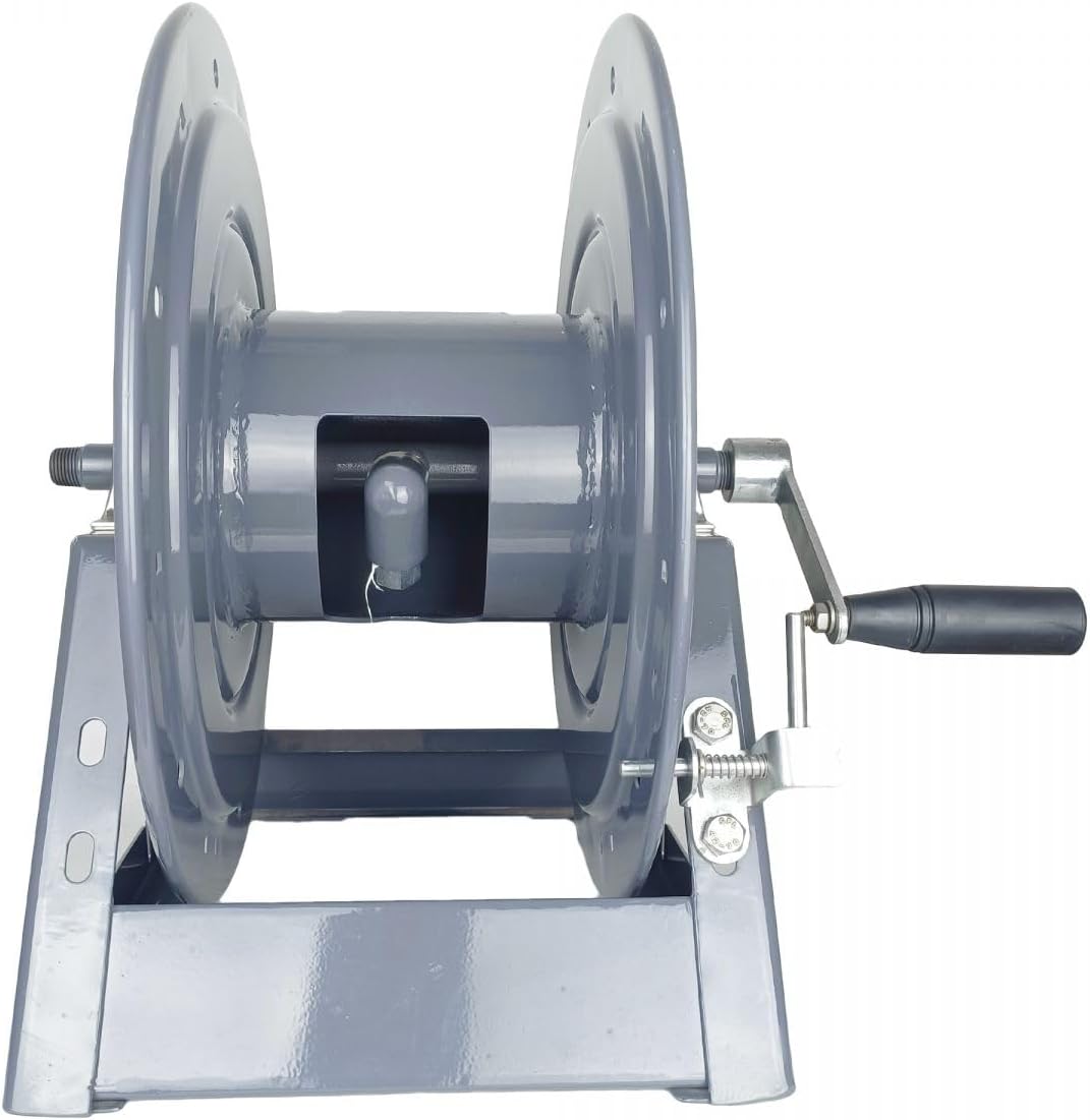 BluShield Steel A-Frame Pressure Washer Hose Reel – Heavy-Duty - Friction Brake
