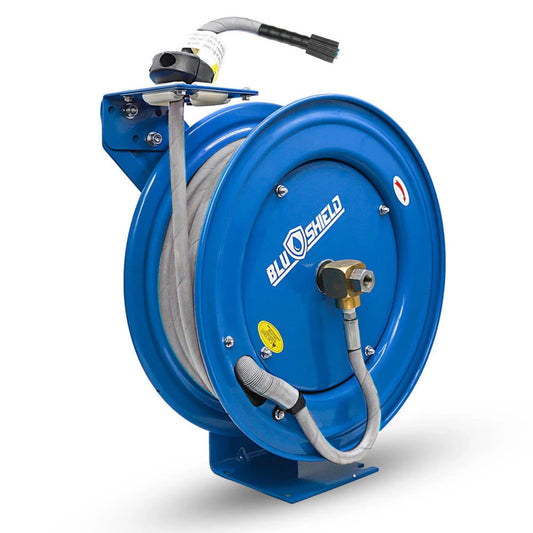 BluBird BluShield 1/4 In. x 35 Ft Pressure Washer Hose Reel