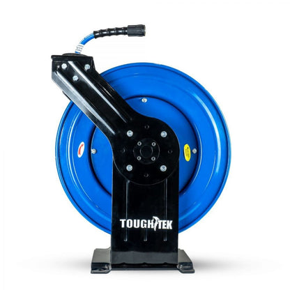 ToughTek 1/4" X 100 Rubber Pressure Washing Hose Reel (Single Arm - Heavy Duty)