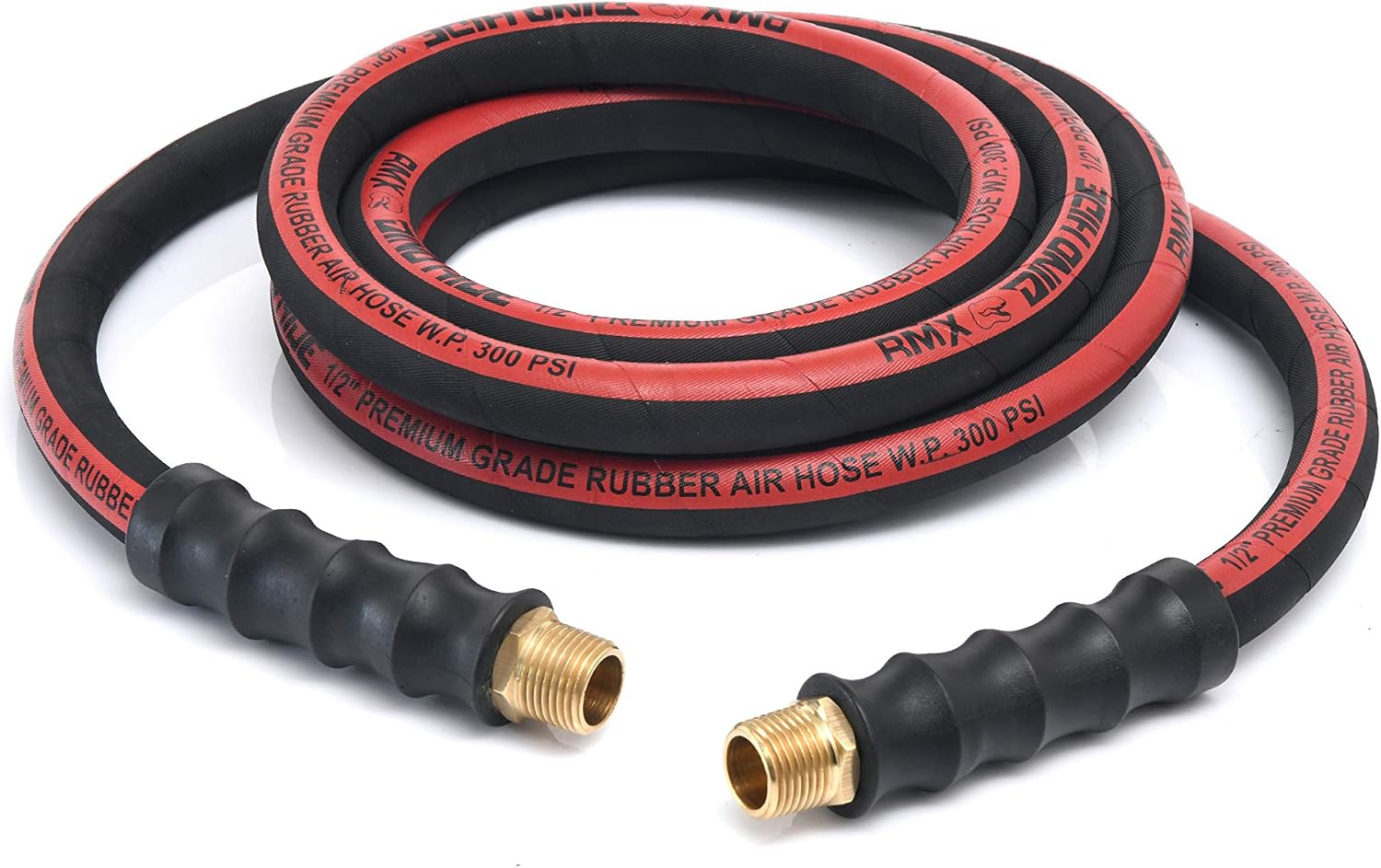 RMX Dino-Hide Rubber Air Hose - Heavy-Duty Wrapped Finish