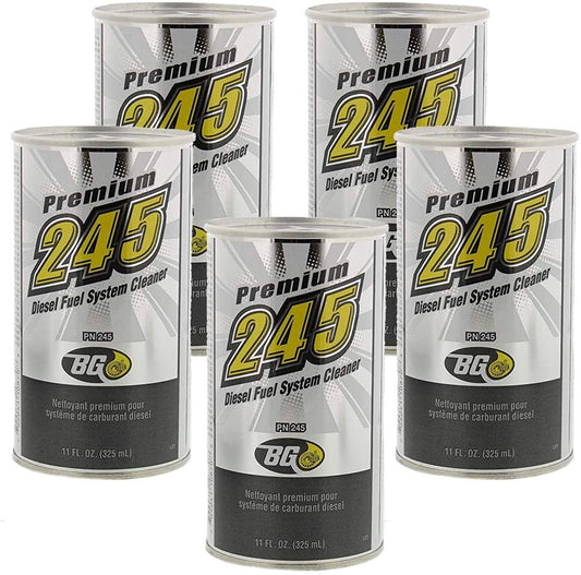 5 cans of 245 Premium Diesel Fuel System Cleaner