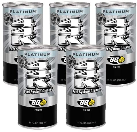 5 cans of New 44K Platinum
