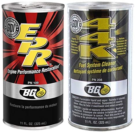 44K Fuel System Cleaner and Bg109 EPR Engine Performance Restoration 11 Fl Oz