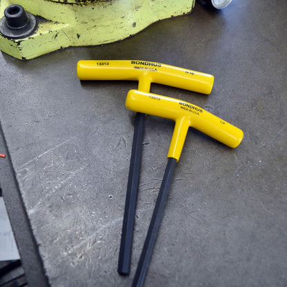 13390 Set of 10 Hex T-handles w/Stand, sizes 3/32-3/8""", multi sizes