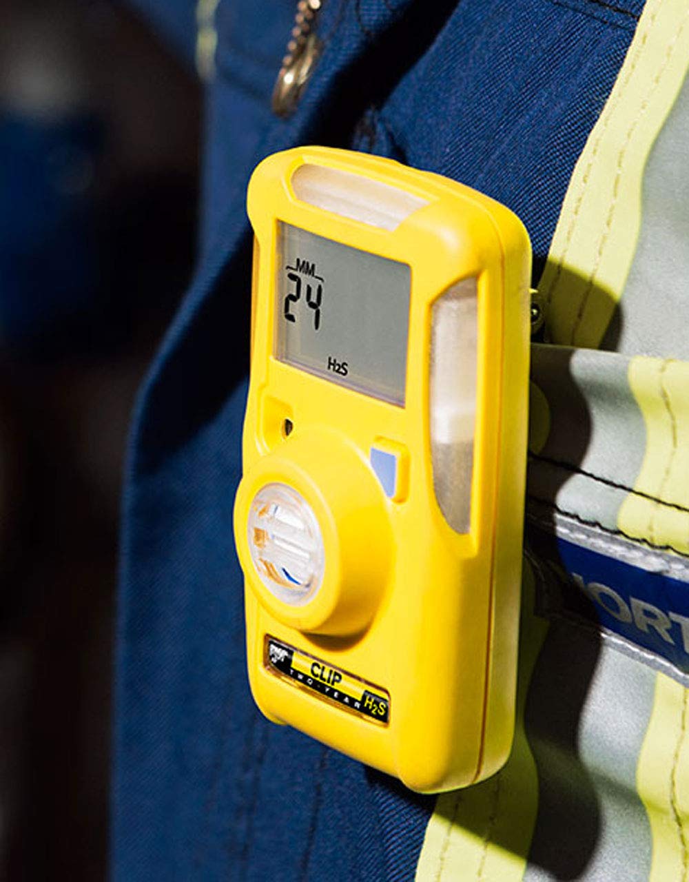 Corded Electric BWC2-H BW Clip Single Gas H2S Monitor, 10/15