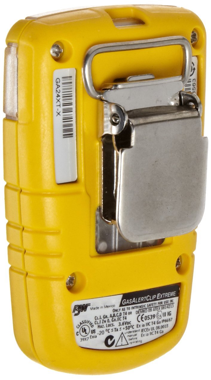 Corded Electric BWC2-H BW Clip Single Gas H2S Monitor, 10/15