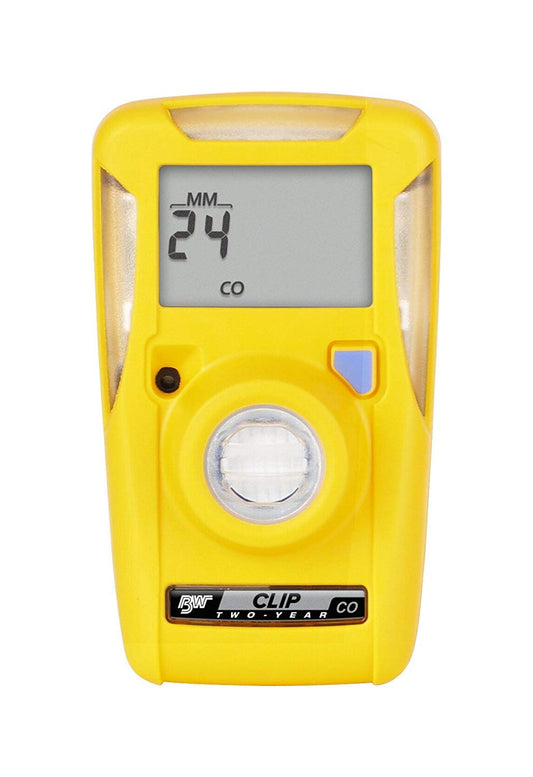 BWC2-M BW Clip Single Gas CO Monitor, 35/200, Yellow, Standard
