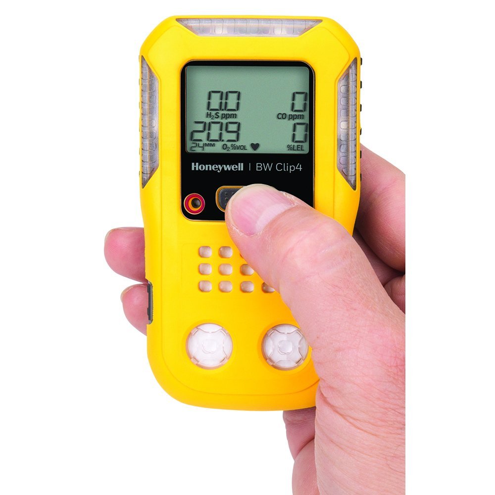 Clip4, 4-gas (Combustible, O2, H2S, CO) Detector