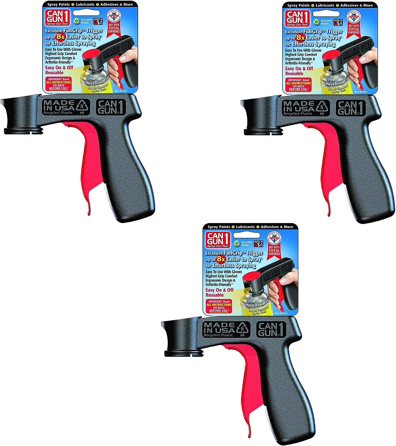 Can-Gun1 2012 Premium Can Tool Aerosol Spray, 3 PACK