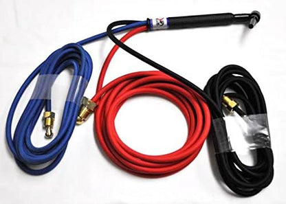 CK20 Water Cooled TIG Torch Kit, 250A, 12.5', 3-Pc, Super-Flex cable, CK20-12SF