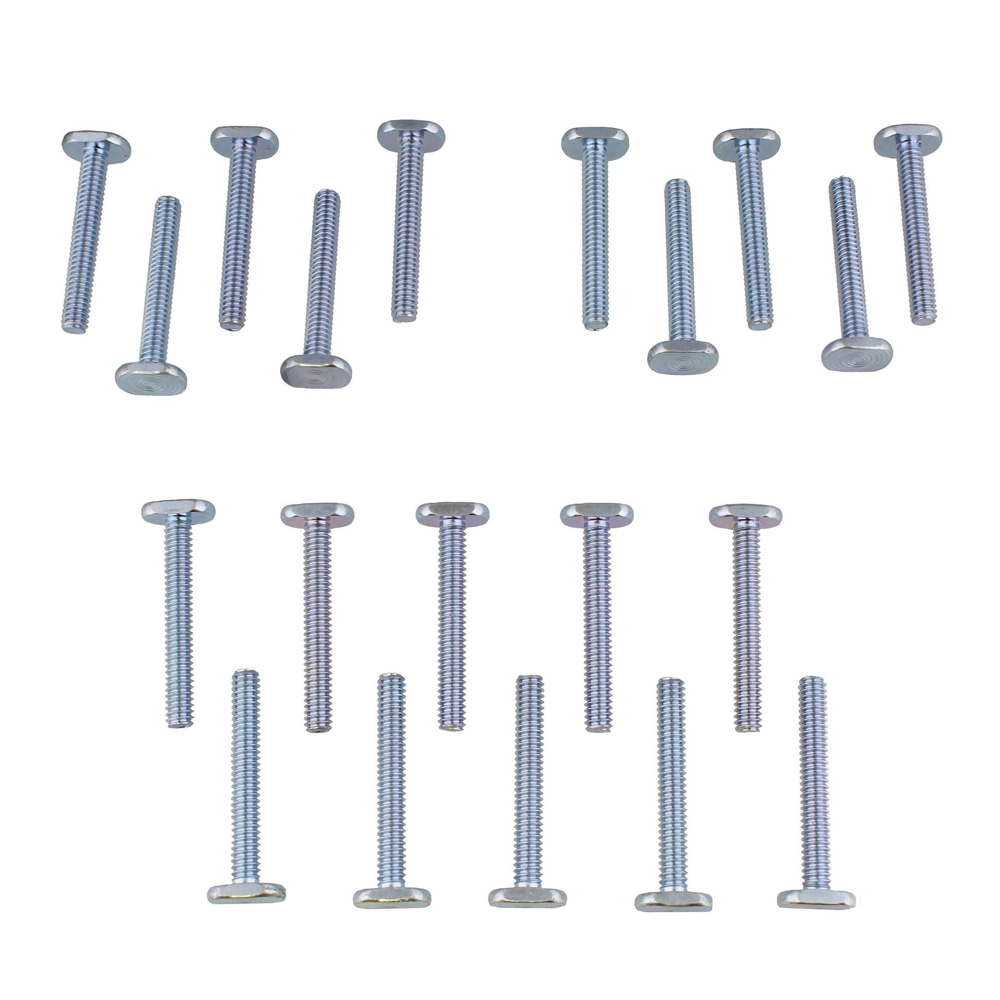 Tee Bolt Set – 20 Pc 1-3/4” Inch T Bolts Woodworking, 1/4" Inch Thread