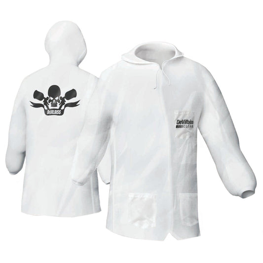 Clean Reusable Hooded Lab Coat