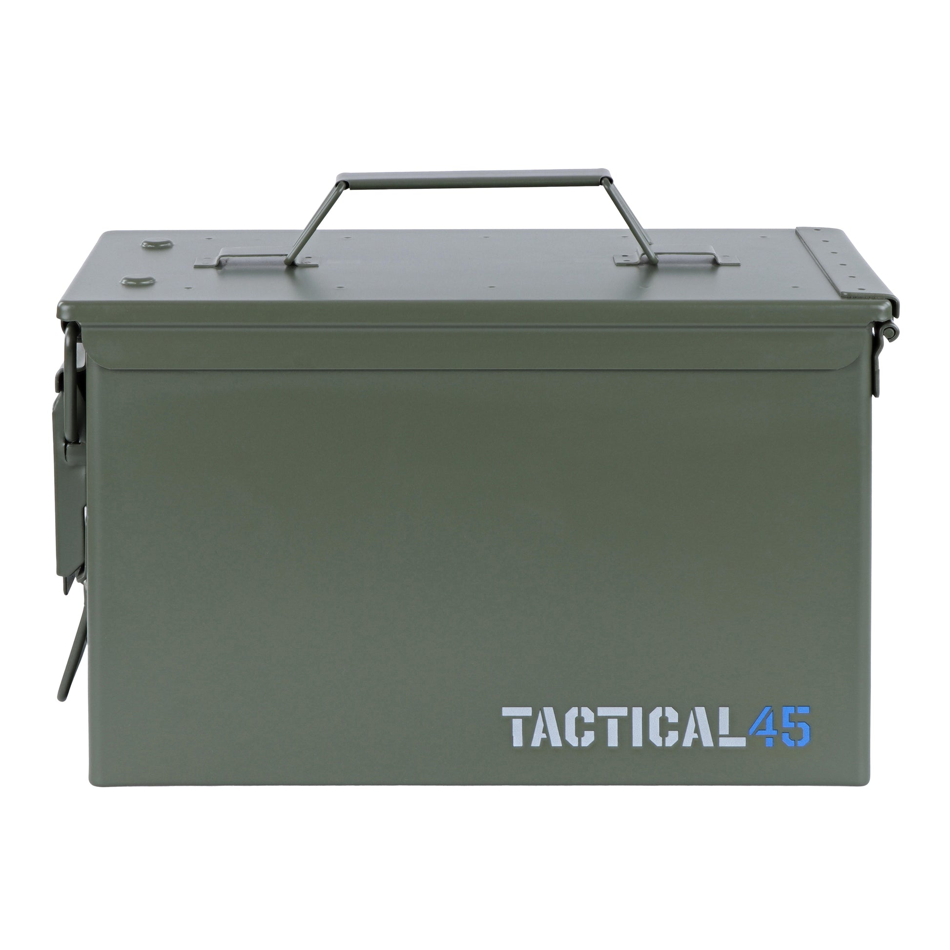 M2A2 50 Cal Ammo Can Steel Green Ammo Storage with Front Latch