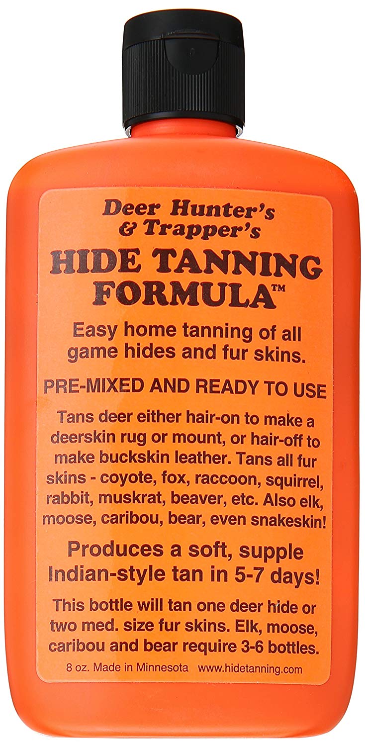 Deer Hunter's & Trapper's Hide & Fur Tanning Formula 8 oz.